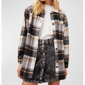 NWT $218 Rails Tripp Plaid Shirt Jacket in size Large!